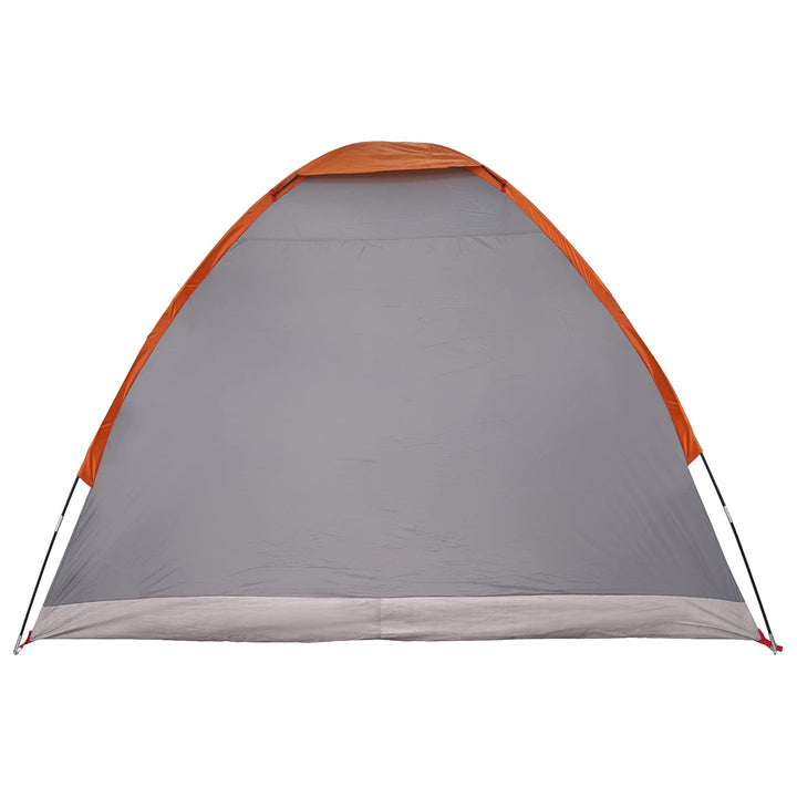 Camping telt Grå og orange 2-personers Polyester og Stål