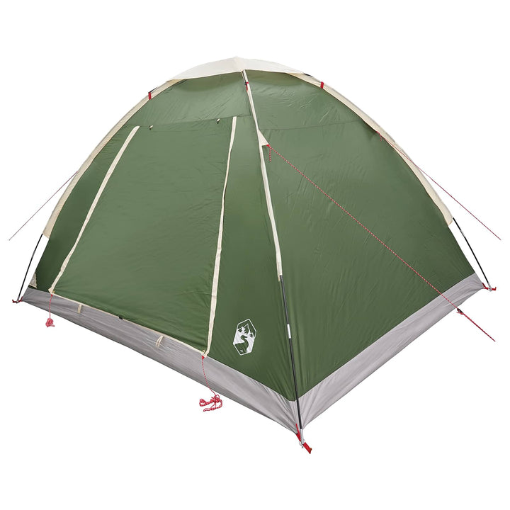 Camping telt med tag Grøn 4-personers Polyester og Stål