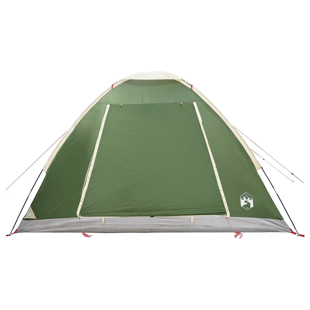 Camping telt med tag Grøn 4-personers Polyester og Stål