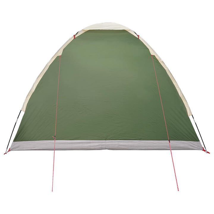 Camping telt med tag Grøn 4-personers Polyester og Stål