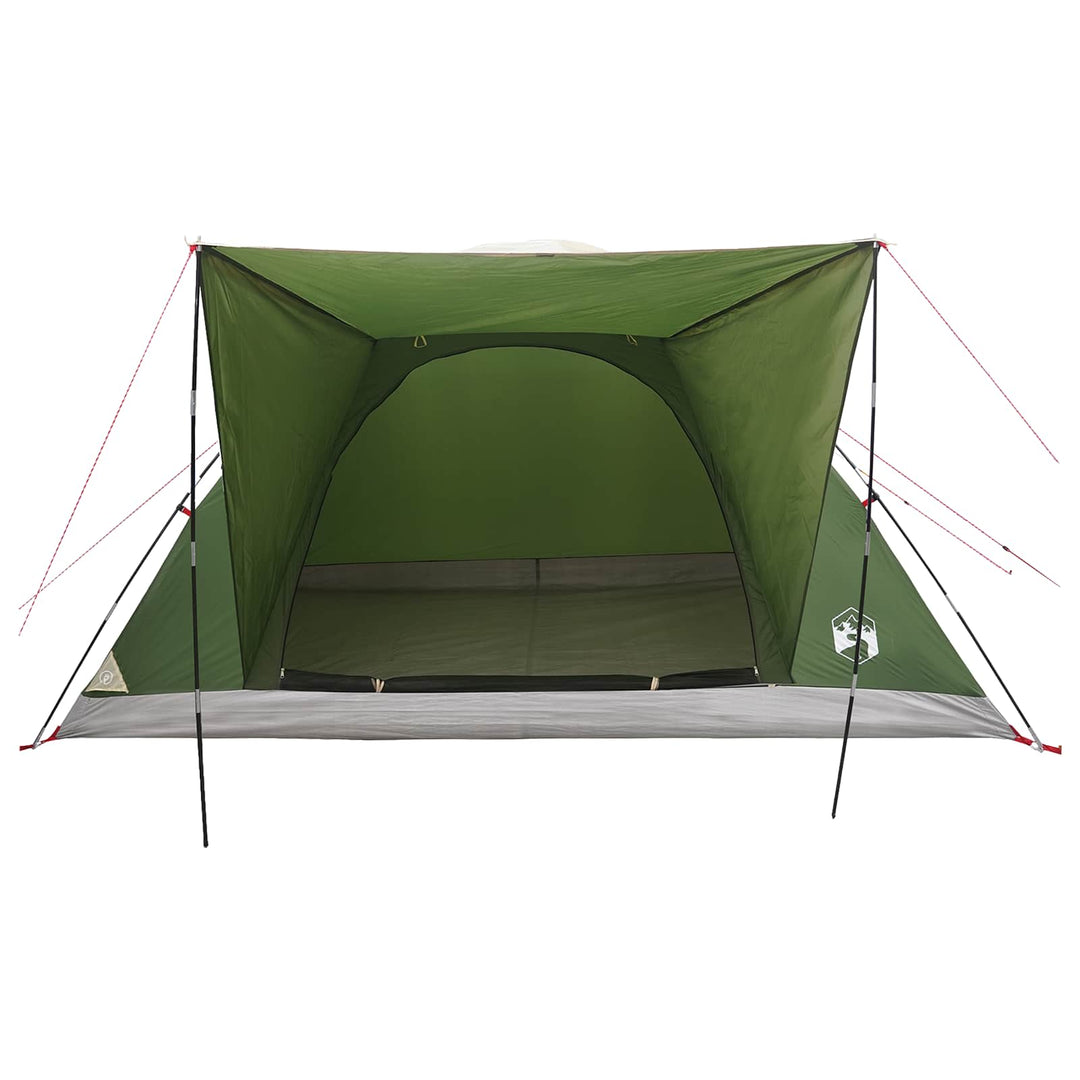 Camping telt med tag Grøn 6-personers Polyester og Stål