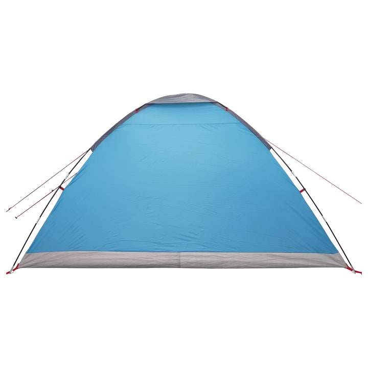 Camping telt med tag Blå 6-personers Polyester og Stål