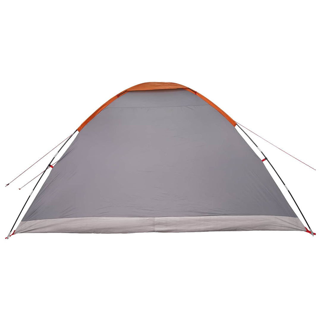 Camping telt Grå og orange 6-personers Polyester og Stål
