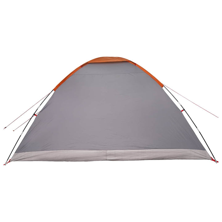Camping telt Grå og orange 6-personers Polyester og Stål