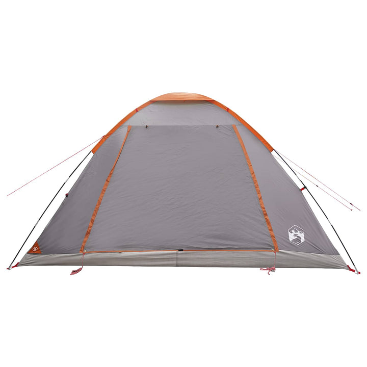Camping telt Grå og orange 6-personers Polyester og Stål