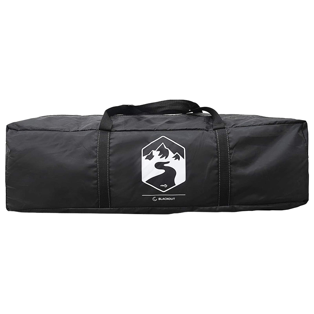 Camping telt Hvid Blackout 335 x 275 x 180 cm Polyester og Stål