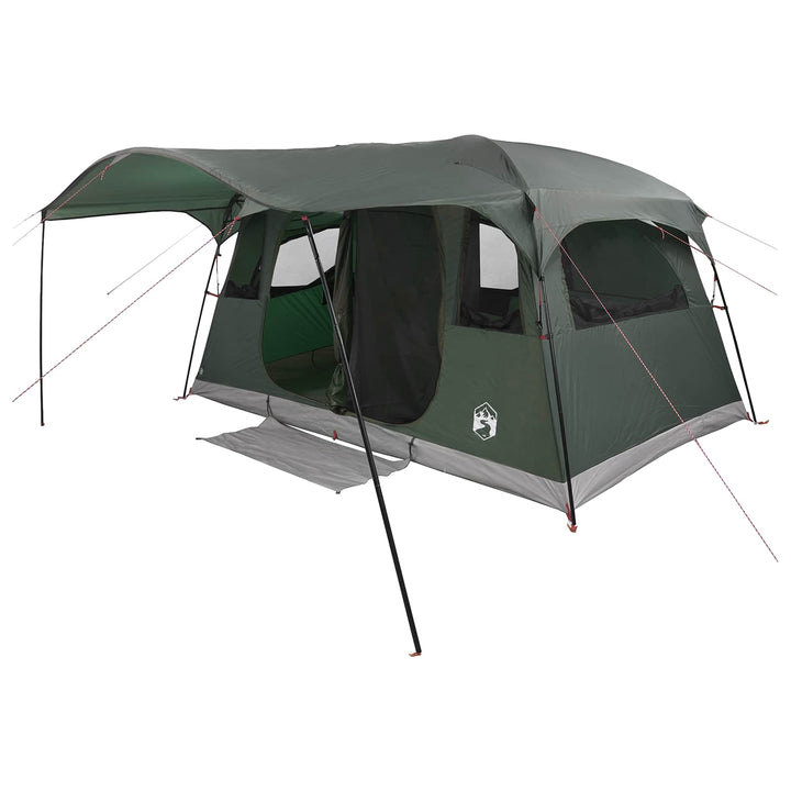 Tunneltelt Army Grøn 366 x 244 x 198 cm Polyester og Stål