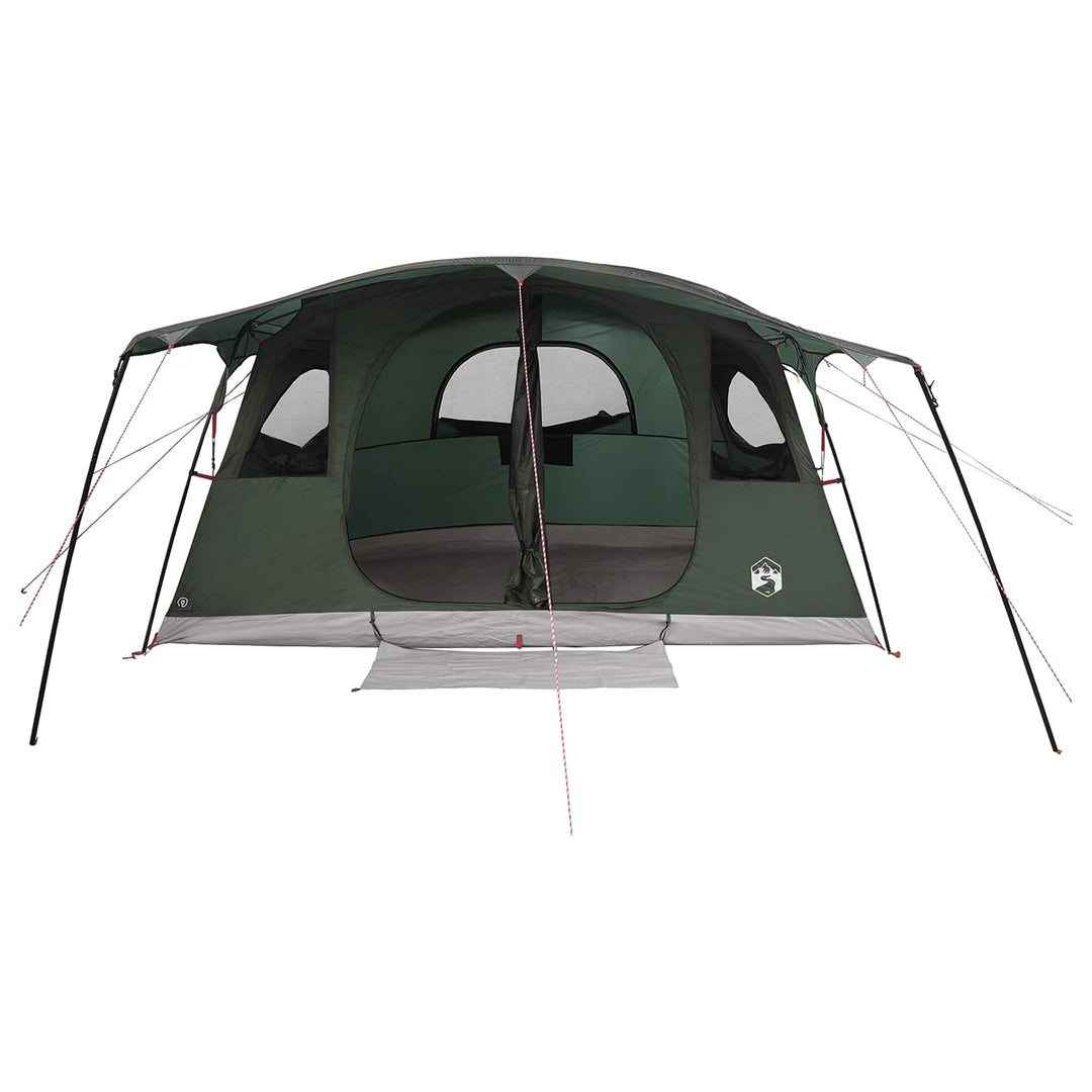 Tunneltelt Army Grøn 366 x 244 x 198 cm Polyester og Stål