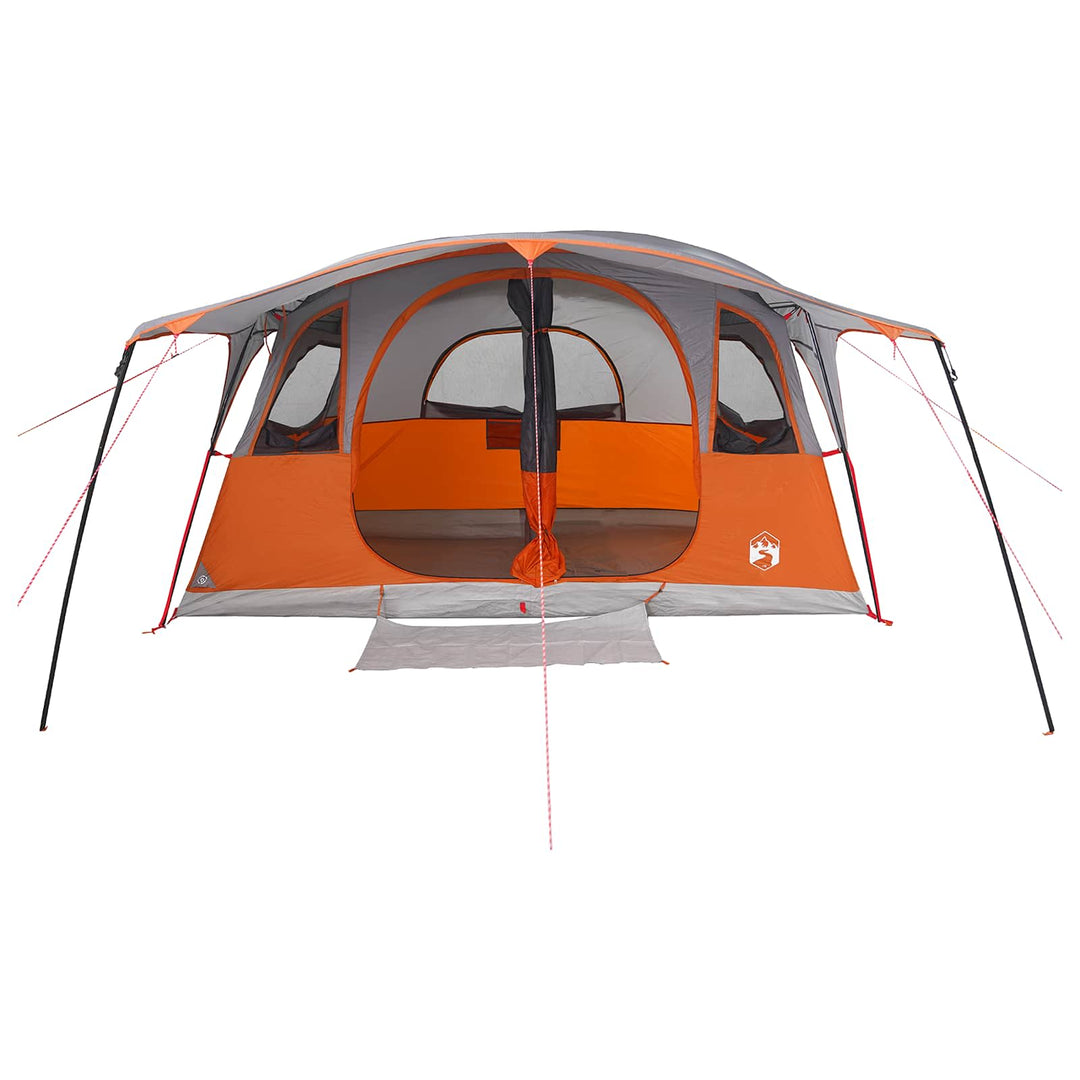 Tunneltelt Grå og orange 427 x 305 x 205 cm Polyester og Stål