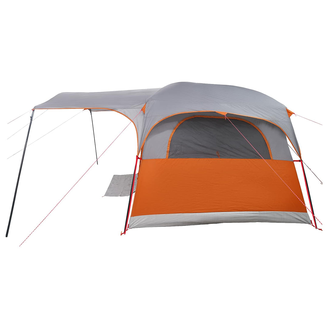 Tunneltelt Grå og orange 427 x 305 x 205 cm Polyester og Stål