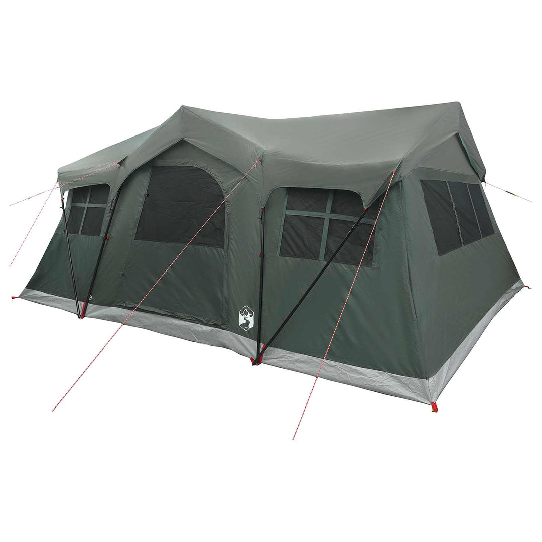 Familietelt Army Grøn 487 x 340 x 216 cm Polyester og Stål