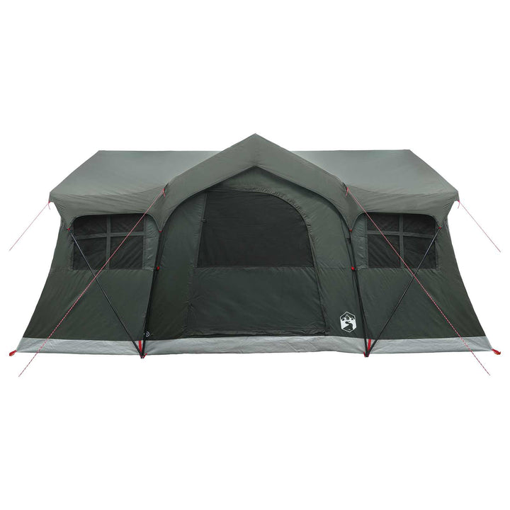 Familietelt Army Grøn 487 x 340 x 216 cm Polyester og Stål
