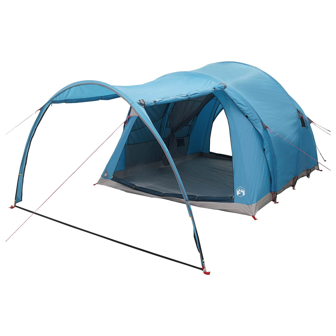 Tunneltelt med tag Blå 370 x 275 x 210 cm Polyester og Stål