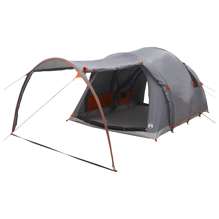 Tunneltelt Grå og orange 370 x 275 x 210 cm Polyester og Stål