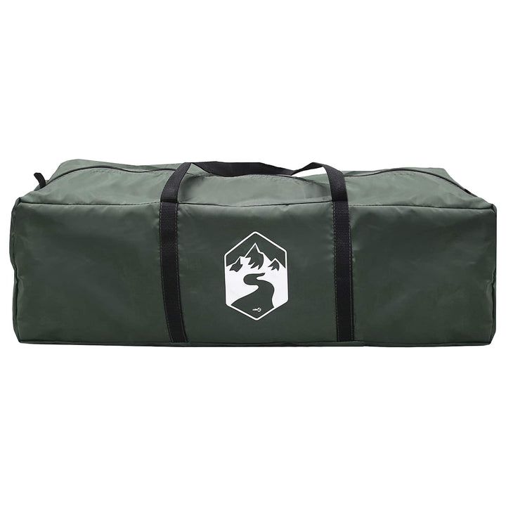 Tunneltelt Army Grøn 370 x 275 x 210 cm Polyester og Stål