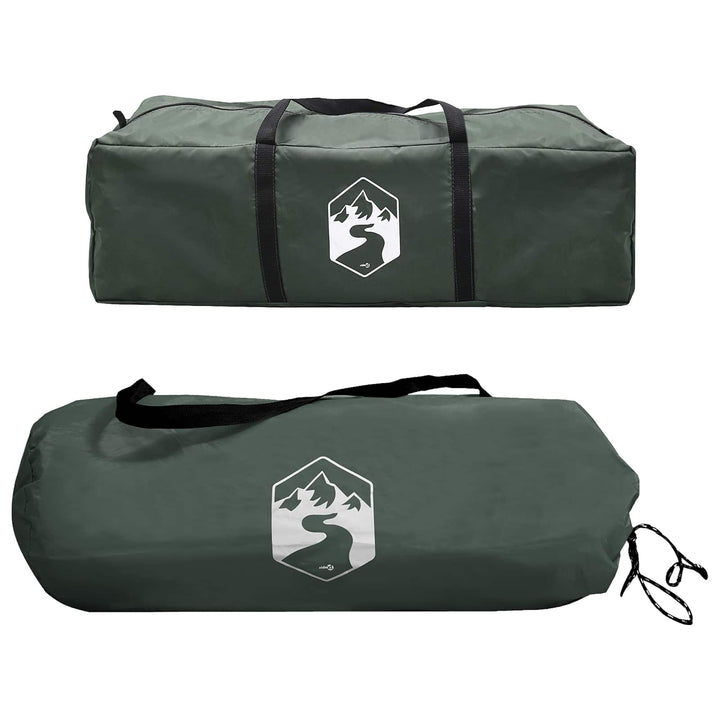 Side Telt Army Grøn 410 x 410 x 250 cm Polyester og Stål