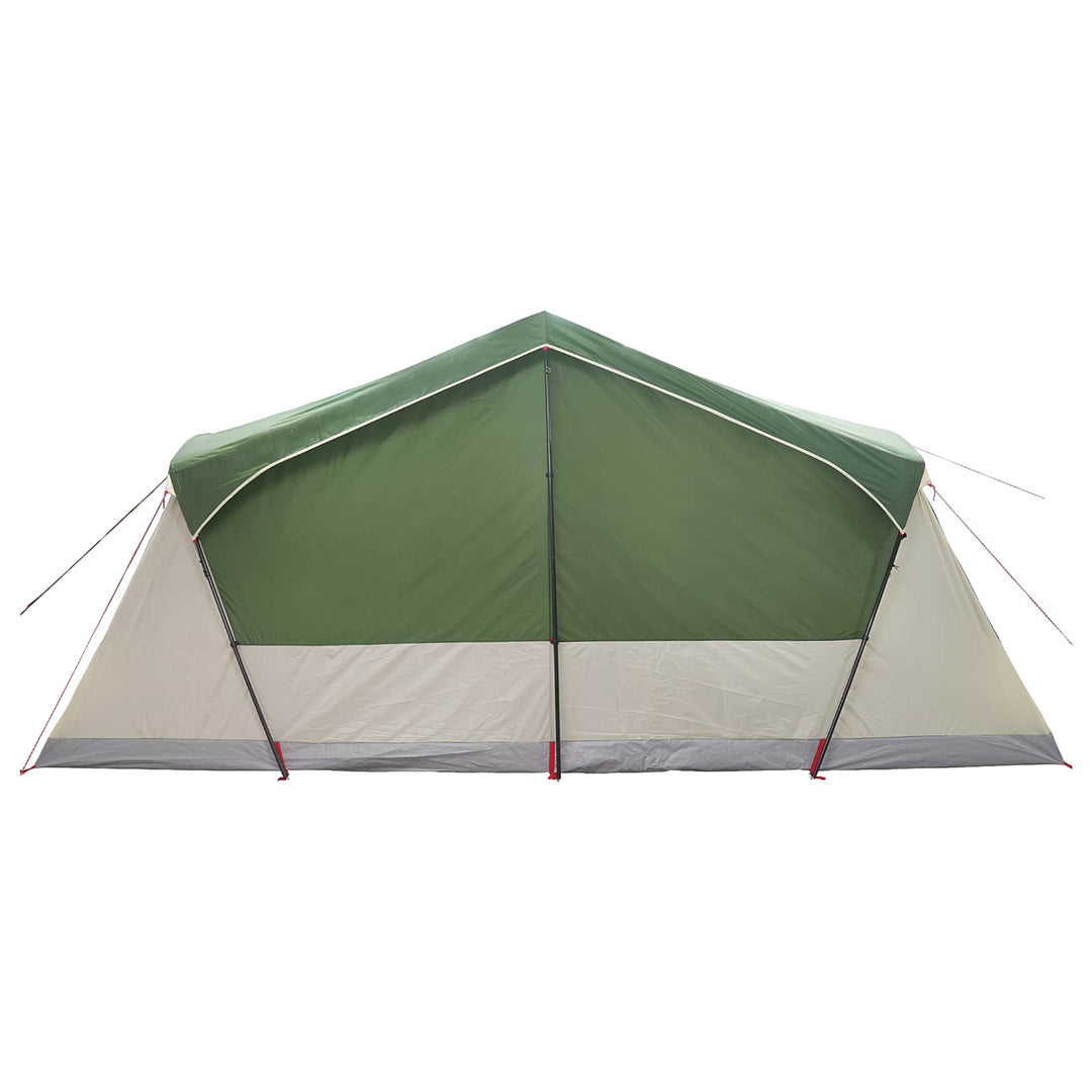 Hyttetelt med tag Grøn 480 x 273 x 205 cm Polyester og Stål