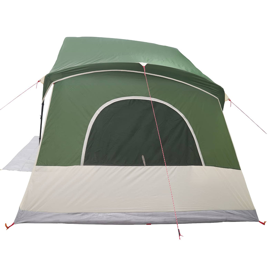 Hyttetelt med tag Grøn 480 x 273 x 205 cm Polyester og Stål
