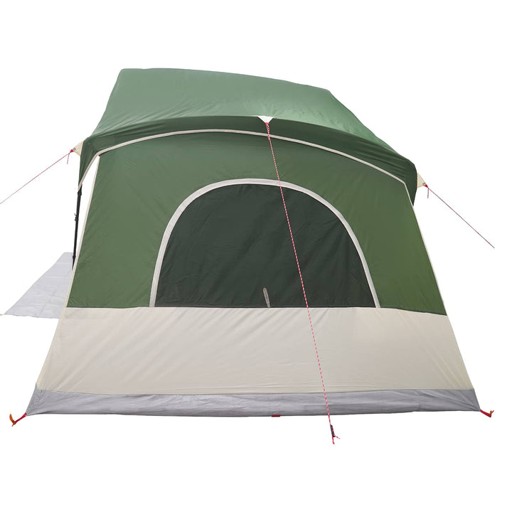 Hyttetelt med tag Grøn 480 x 273 x 205 cm Polyester og Stål