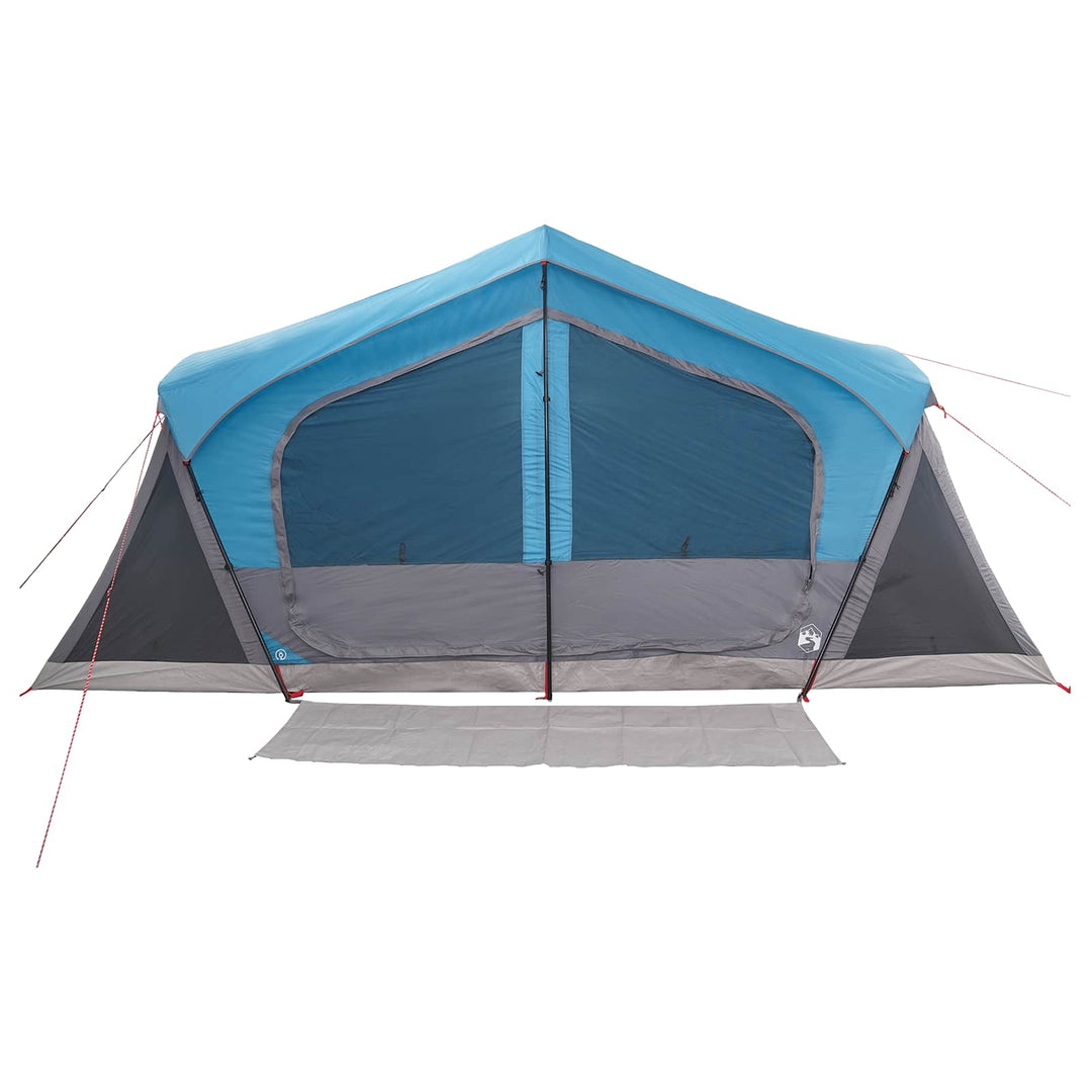 Hyttetelt med tag Blå 480 x 273 x 205 cm Polyester og Stål