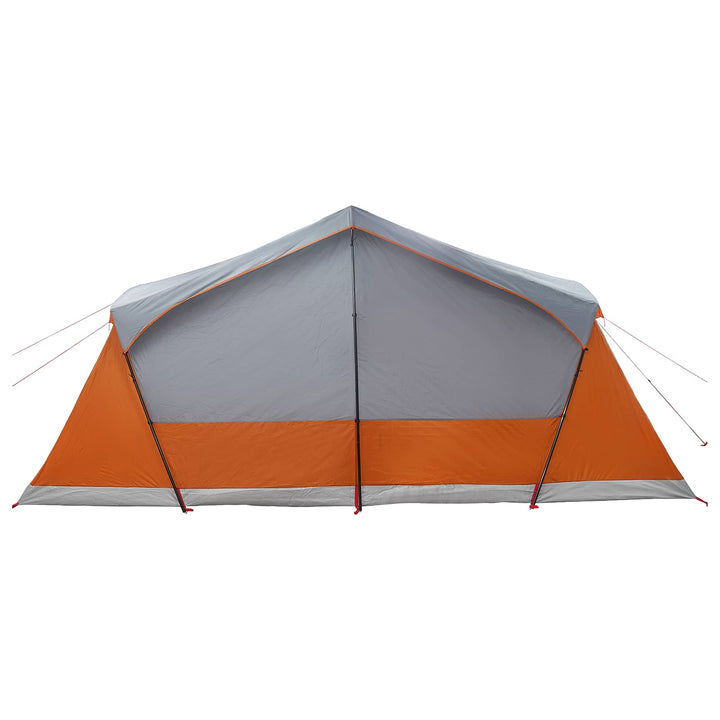 Hyttetelt Grå og orange 480 x 273 x 205 cm Polyester og Stål