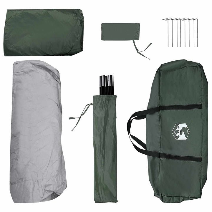 Øjeblikkeligt Telt med tag Army Grøn 305 x 215 x 140 cm