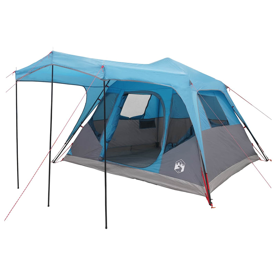 Familietelt med tag Blå 305 x 275 x 190 cm Polyester og Stål
