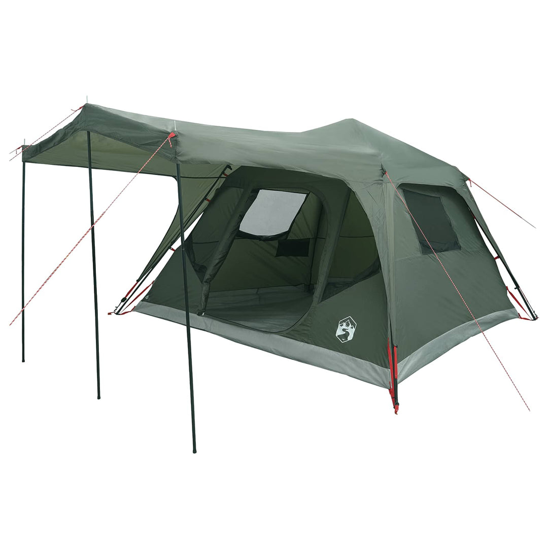 Familietelt Army Grøn 305 x 275 x 190 cm Polyester og Stål