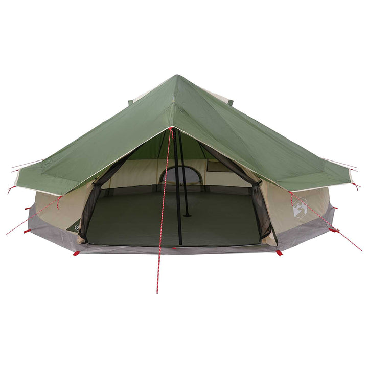 Tipi telt med tag Grøn 800 x 800 x 430 cm Polyester og Stål