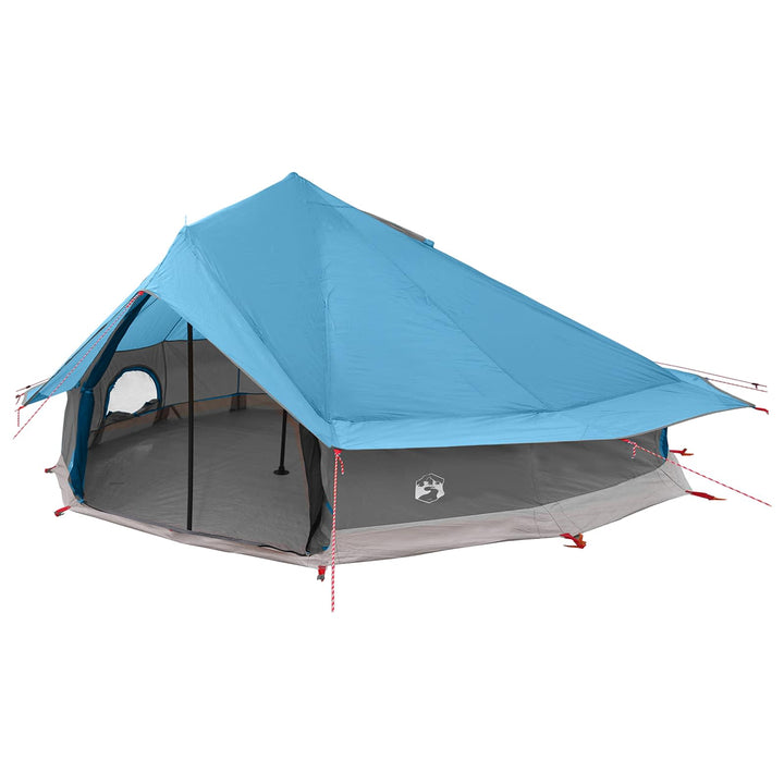 Tipi telt med tag Blå 800 x 800 x 430 cm Polyester og Stål