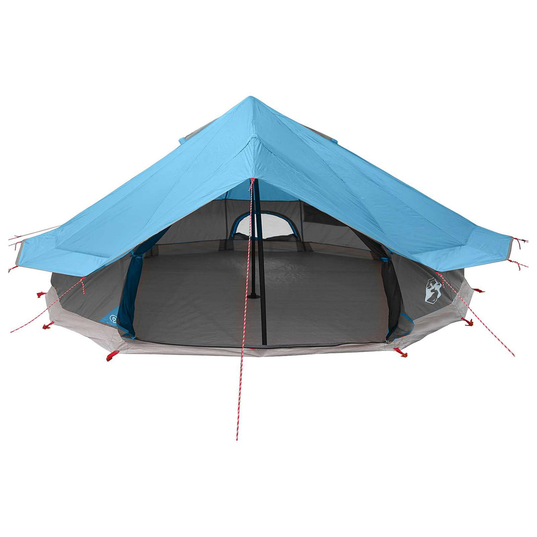 Tipi telt med tag Blå 800 x 800 x 430 cm Polyester og Stål
