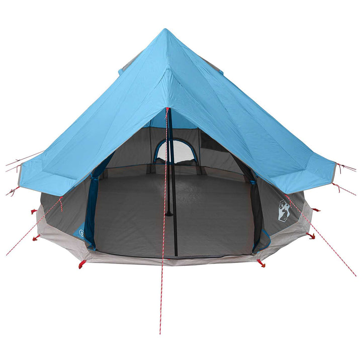 Tipi telt med tag Blå 250 x 250 cm Polyester og Stål