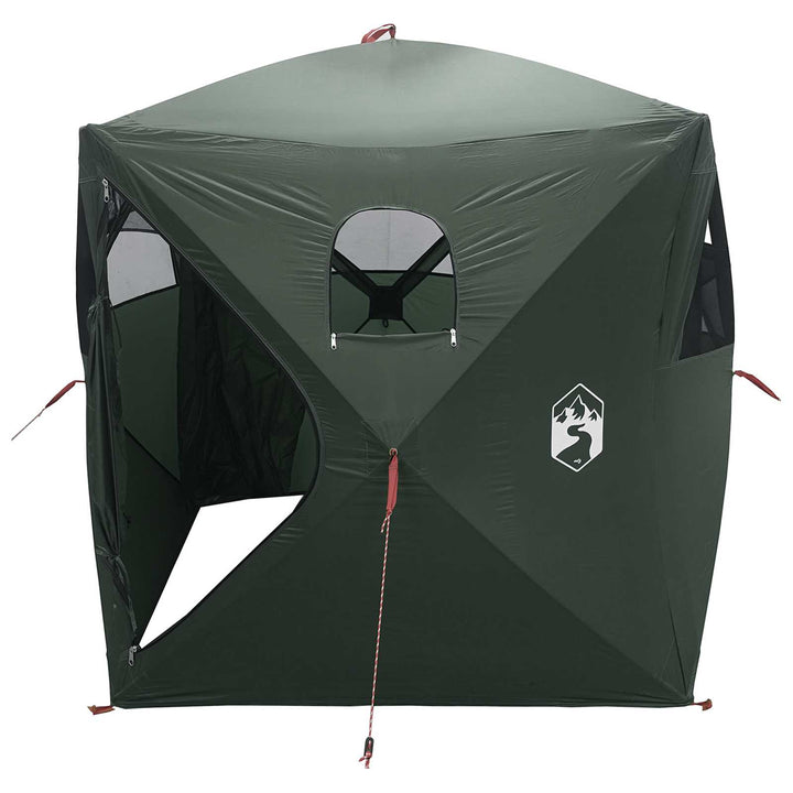 Jagttelt med tag Army Grøn 143 x 143 x 165 cm Polyester og Stål