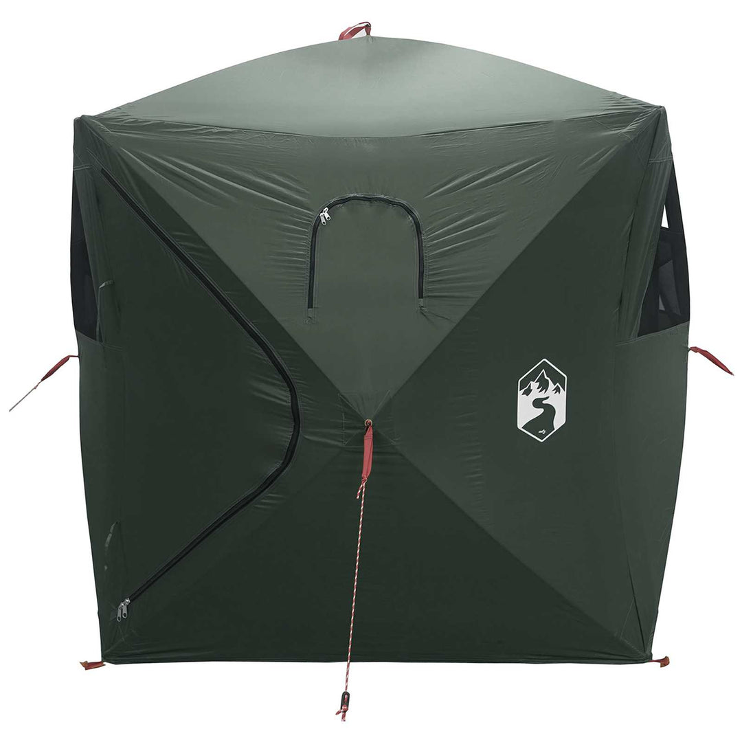 Jagttelt med tag Army Grøn 143 x 143 x 165 cm Polyester og Stål