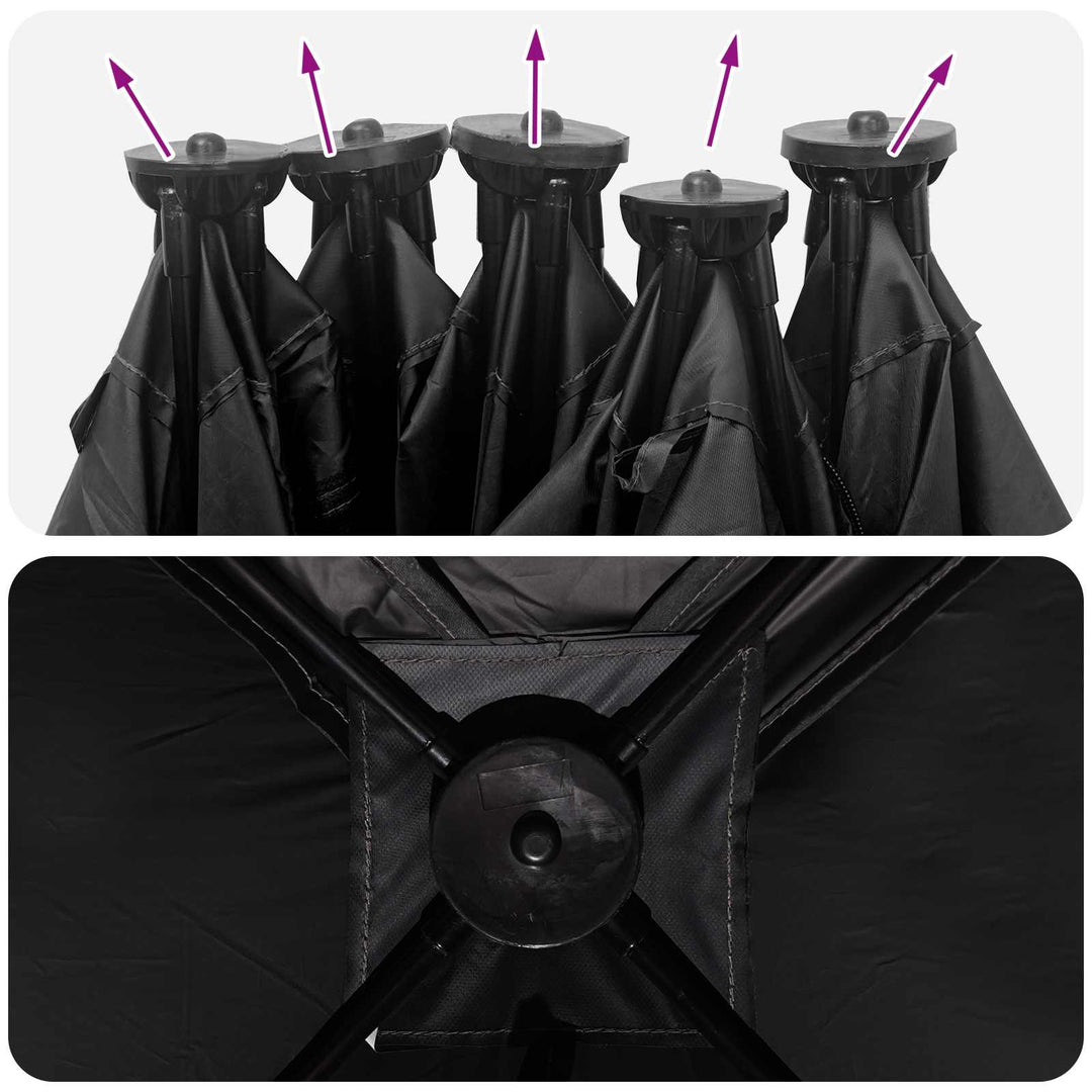 Jagttelt Hvid Blackout 143 x 143 x 165 cm Polyester og Stål