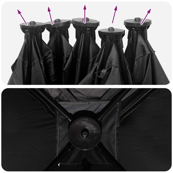 Jagttelt Hvid Blackout 143 x 143 x 165 cm Polyester og Stål