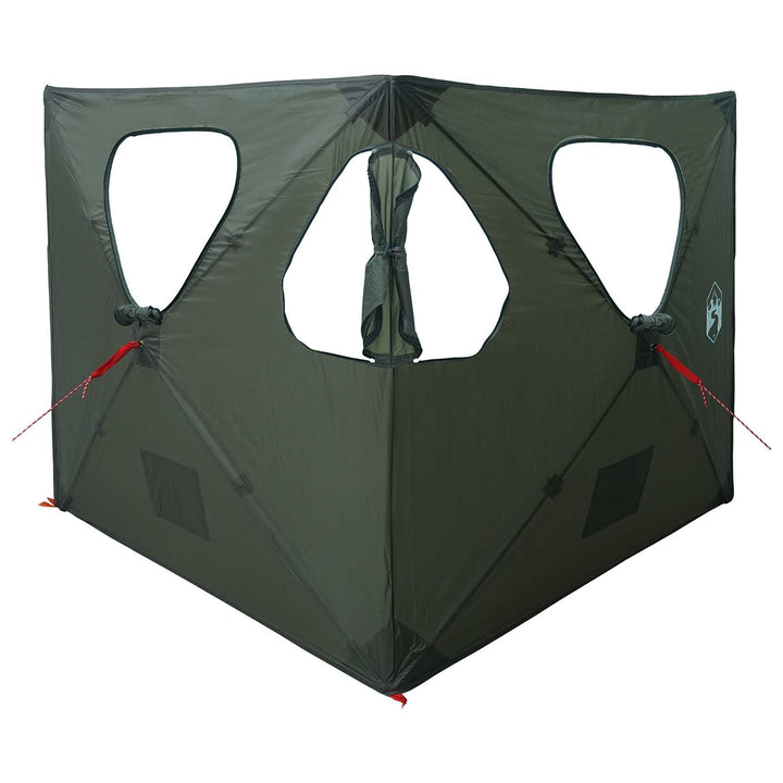 Jagttelt med tag Army Grøn 145 x 145 x 150 cm Polyester og Stål