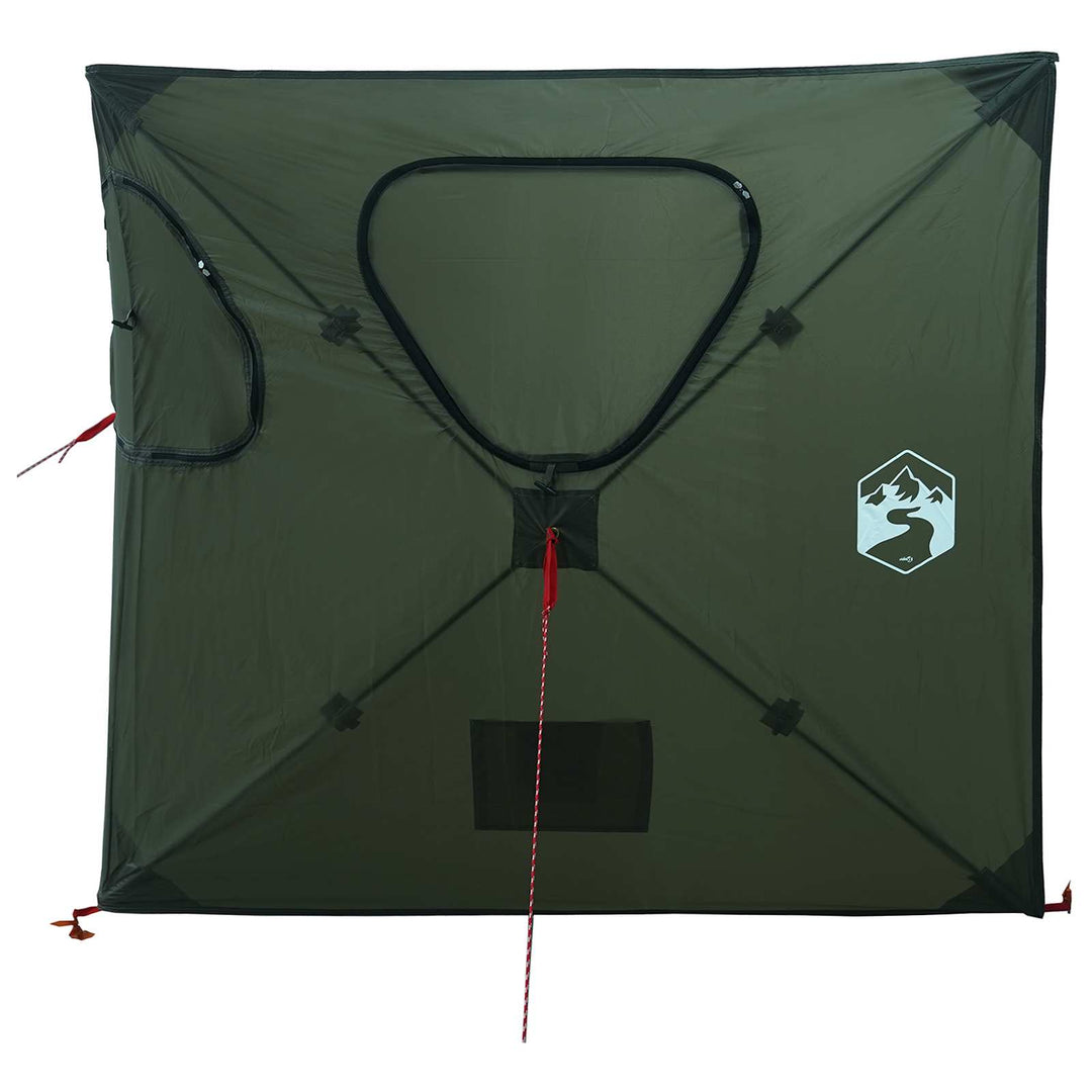Jagttelt med tag Army Grøn 145 x 145 x 150 cm Polyester og Stål