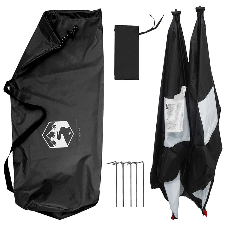 Jagttelt Hvid Blackout 145 x 145 x 150 cm Polyester og Stål