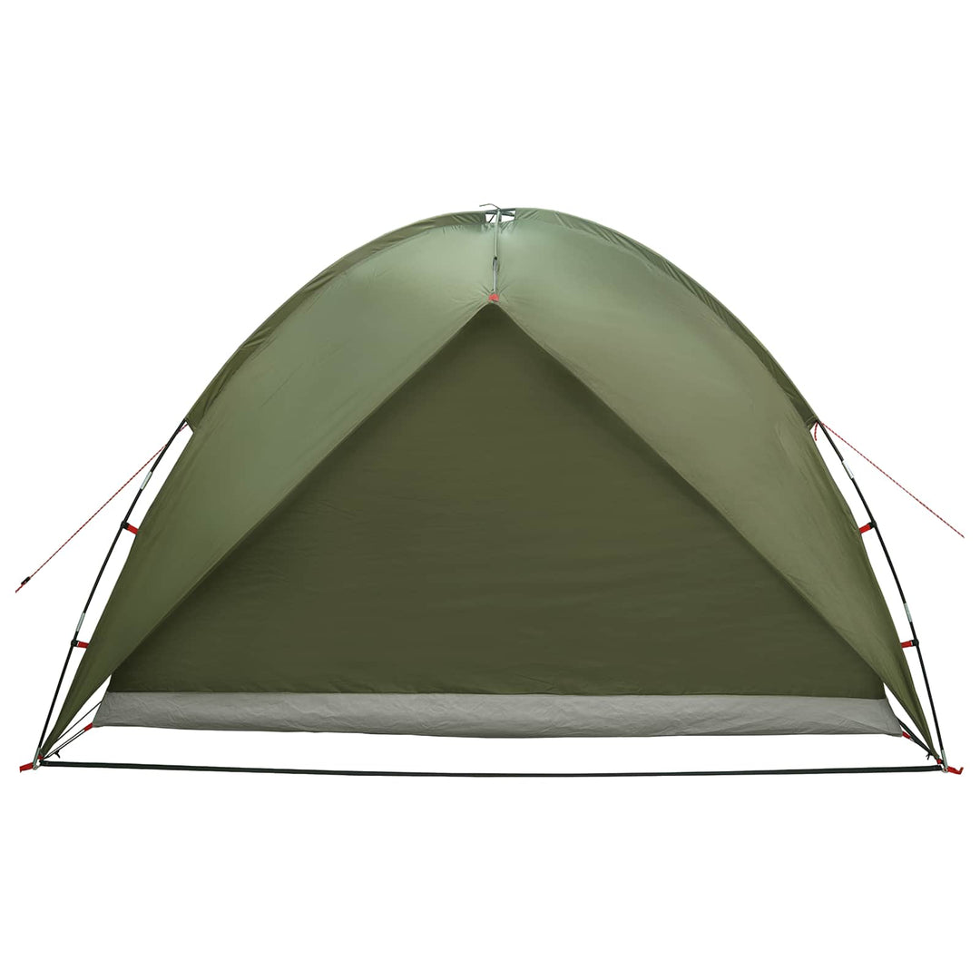 Camping telt med regnslag vandafvisende Kuppel Olivengrøn