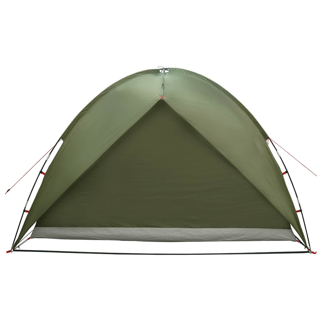 Camping telt med regnslag vandafvisende Kuppel Olivengrøn