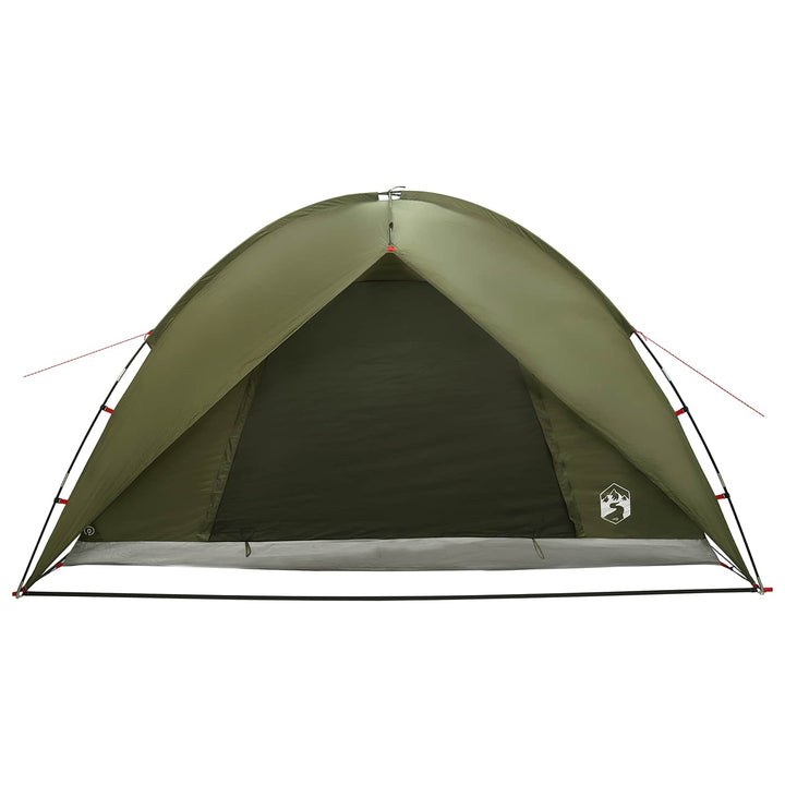 Camping telt med regnslag vandafvisende Kuppel Olivengrøn