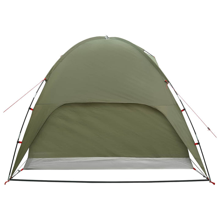 Camping telt med regnslag vandafvisende Kuppel Olivengrøn