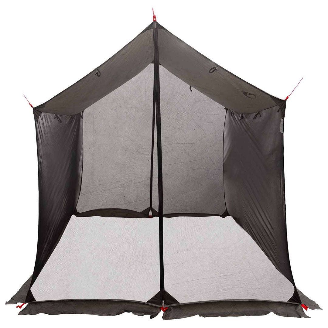 Camping tarp med mesh vægge Brun Grå 270 x 210 x 210 cm