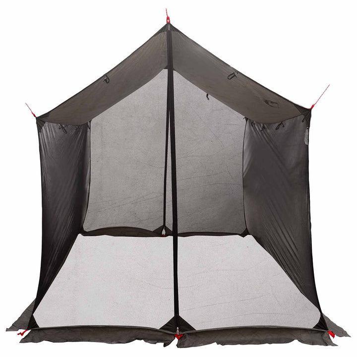 Camping tarp med mesh vægge Brun Grå 270 x 210 x 210 cm