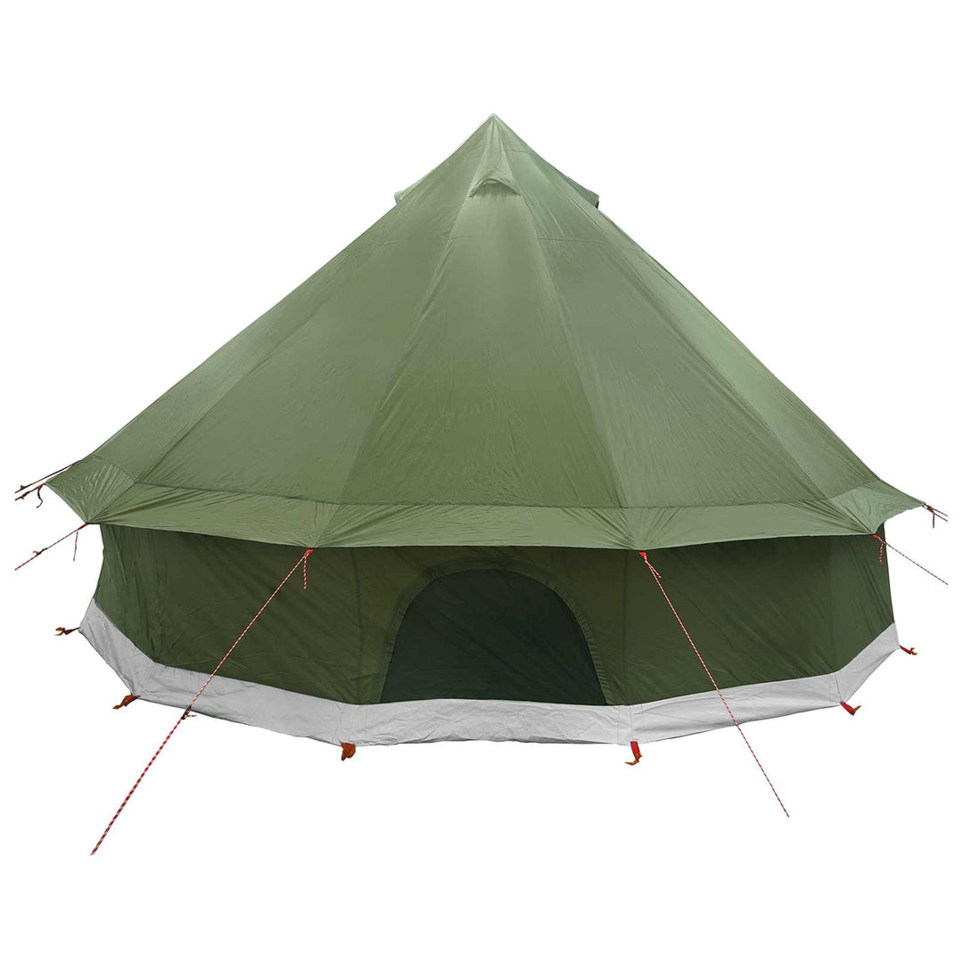 Tipi telt Olivengrøn 300 x 300 x 200 cm Polyester og Stål