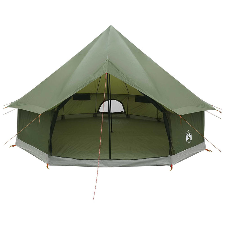 Tipi telt Olivengrøn 300 x 300 x 200 cm Polyester og Stål