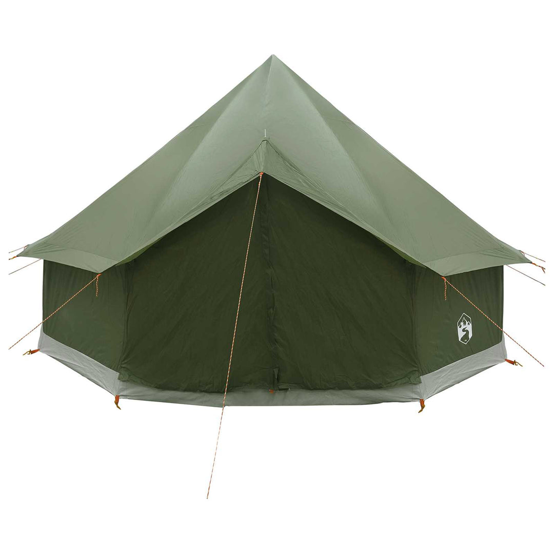 Tipi telt Olivengrøn 300 x 300 x 200 cm Polyester og Stål