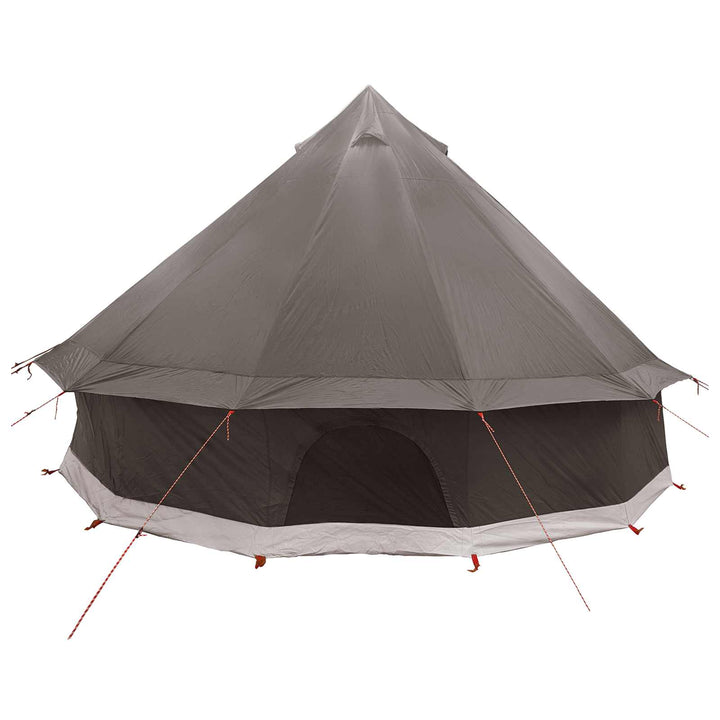 Tipi telt med tag Brun Grå 300 x 300 x 200 cm Polyester og Stål