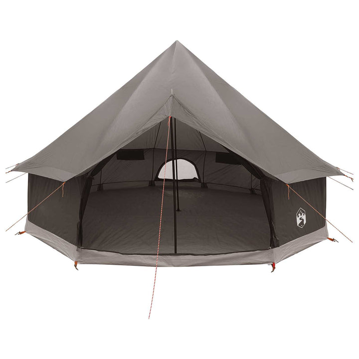 Tipi telt med tag Brun Grå 300 x 300 x 200 cm Polyester og Stål